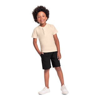 Camiseta Portuguesa Infantil em Malha Flamê para Menino Quimby em Oferta na Shopee