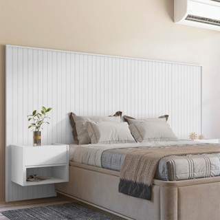 Cabeceira Florença King com 2 Mesas de Cabeceira em Oferta na Shopee