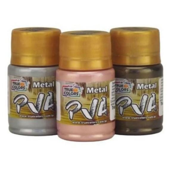 Tinta PVA Metal True Colors - 37 ml em Oferta na Shopee