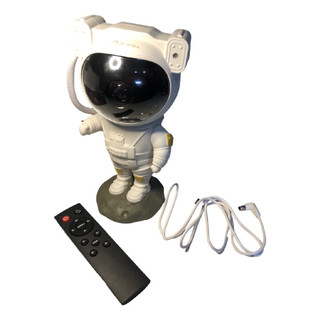 Robo Luminaria Projetor D/ Luz Astronauta Ligth 23 CM