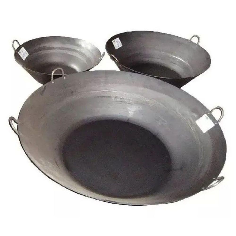 Tacho Beira Alta Preto Aço Carbono 59 Litros 76Cm Diâmetro - Home & Living