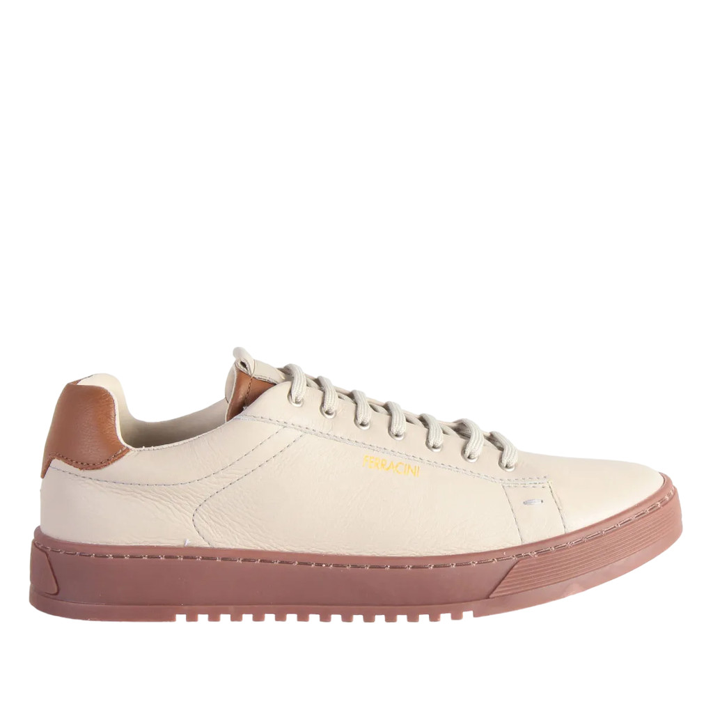 SAPATÊNIS CASUAL MASCULINO FERRACINI CITY 9130-694F EM COURO
