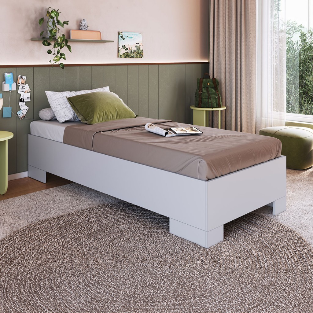Cama Solteiro Xangai em Oferta na Shopee