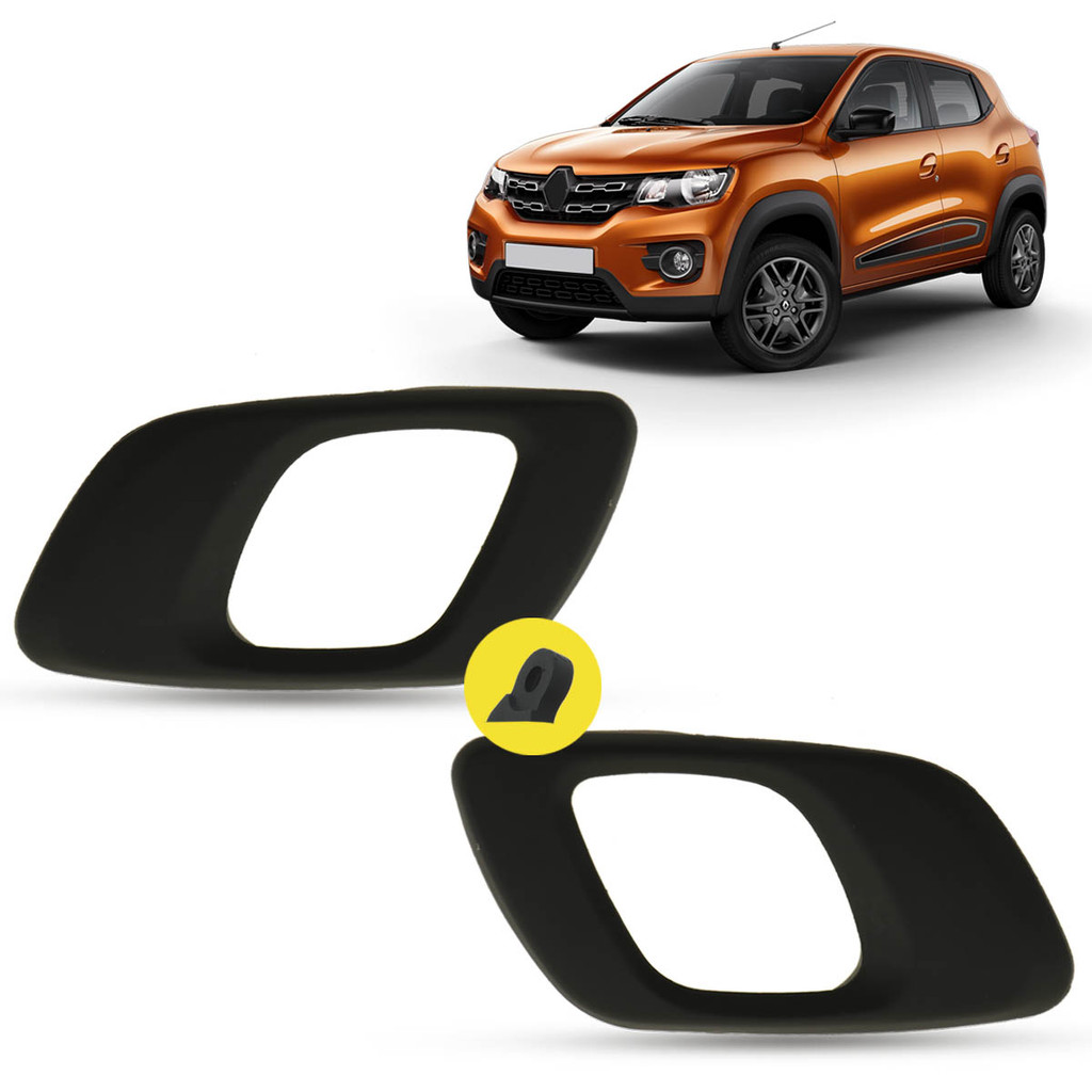 Par Gatilho Maçaneta Interna da Porta Dianteira Traseira Preto Haste Reta Renault Kwid 2016 2017 2018 2019 2020 2021