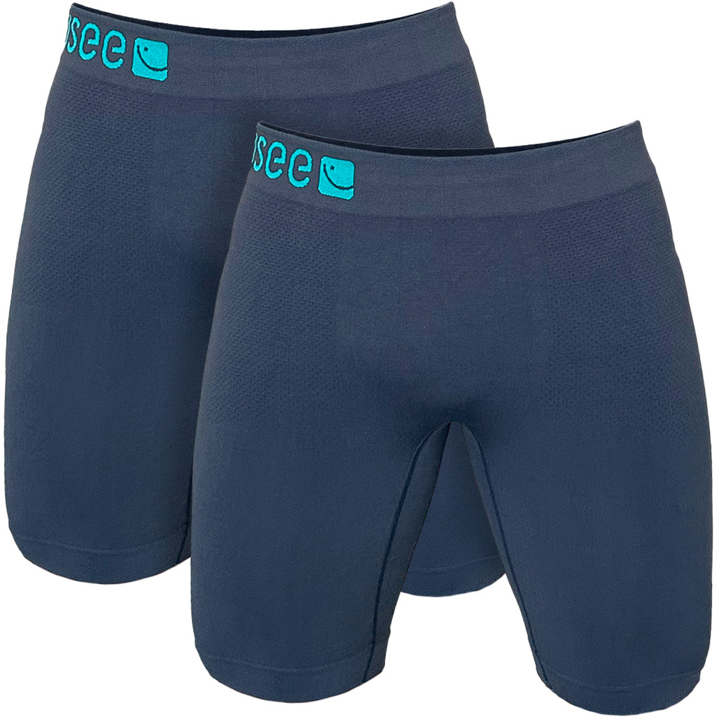 Kit com 2 Bermudas Térmica Anti Assadura Microfibra Sem Costuras Sport Alta Performance Usee Brasil - Men Clothes