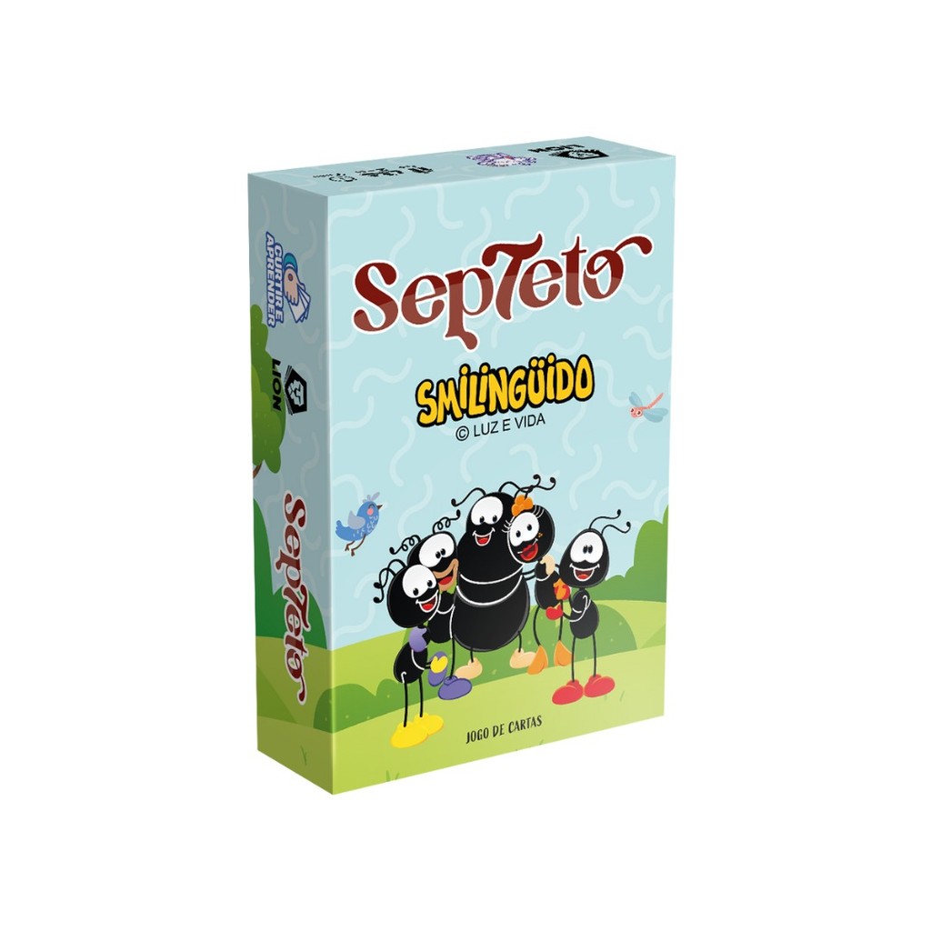 Septeto Smilinguido Jogo de Cartas + Livreto em Oferta na Shopee