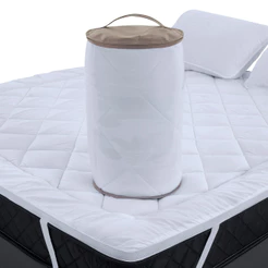 Pillow Top King Extra Macio Toque de Pluma em Fibra Siliconada 600g/m2 193x203cm BF Colchões