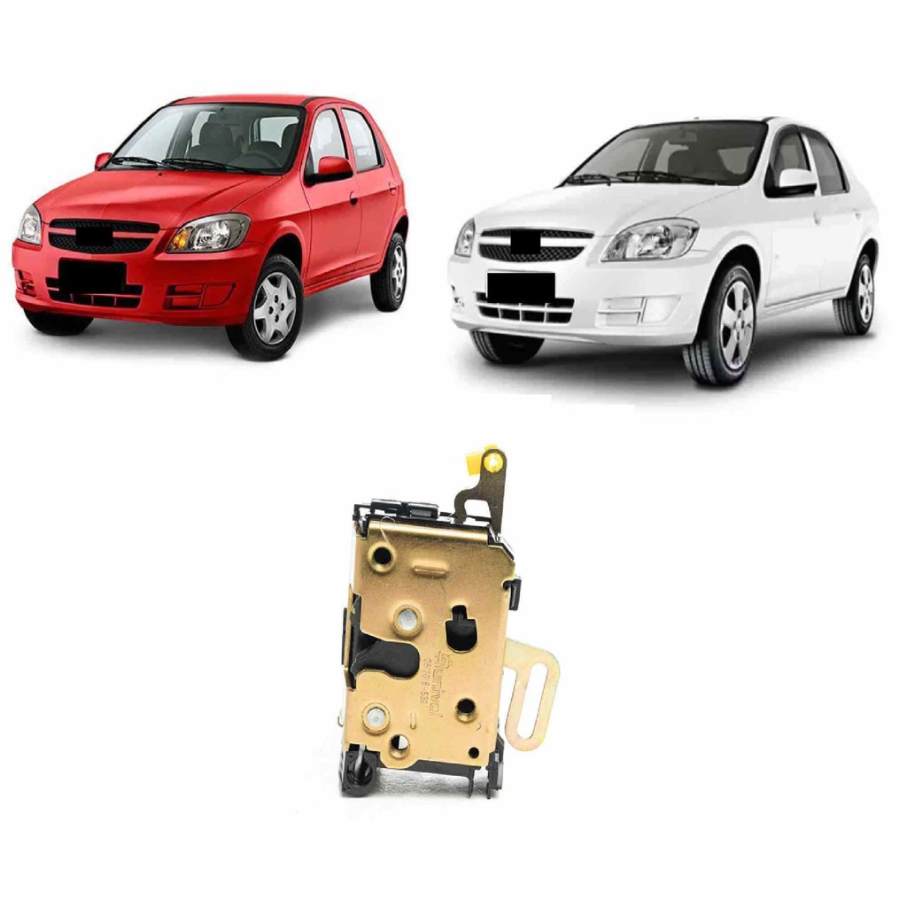 Fechadura Porta Dianteira Celta 2000 2006 Prisma 2006 2013 Lado Esquerdo em Oferta na Shopee