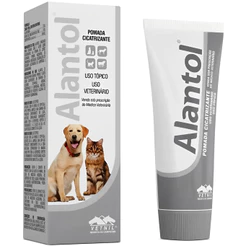 Pomada Alantol Cicatrizante Cães/gatos/equinos Vetnil 60g