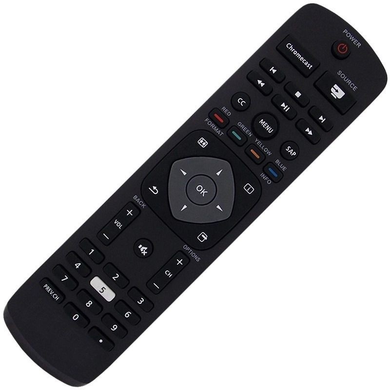 Controle Remoto TV LCD Philips CH-1764 com Tecla Chromecast-