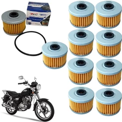 Kit 10 Filtro De Óleo Para Suzuki Yes 125 Intruder 125 Gsr