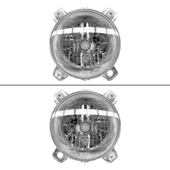 Bloco Farol Baixo Mb Atego Atron 2012 2013 2014 15 16 17 18 19 20 21 22 2023 24V Direito Esquerdo