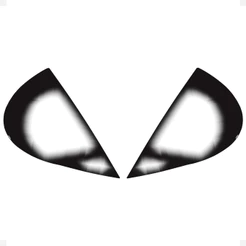 Adesivo Compativel Farol Ka G1 1996/2007 Mascara Negra - Par