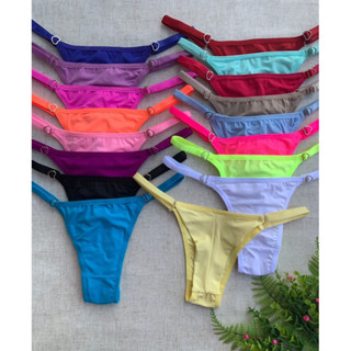 Kit 10 Calcinhas Confortável Regulagem Fio Duplo Fio Dental Tanga Cores regulável em Oferta na Shopee
