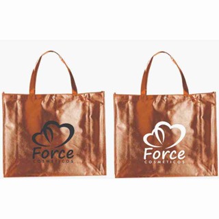 Sacola TNT METALIZADA Personalizada TAMANHO PEQUENO 10 unidades em Oferta na Shopee