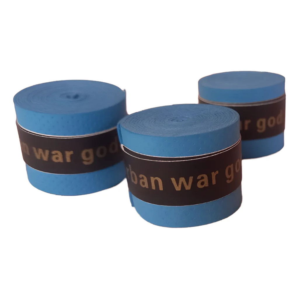 3 Overgrip Raquete Tênis Beach Tennis Padel Squash Badminton Azul