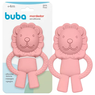 Mordedor Em Silicone Leãozinho Rosa Maciez Perfeita - Buba em Oferta na Shopee