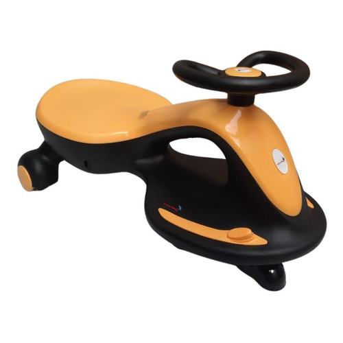 Carrinho Rolimã Car Elétrico 12v Infantil Amarelo 2x1 Manual