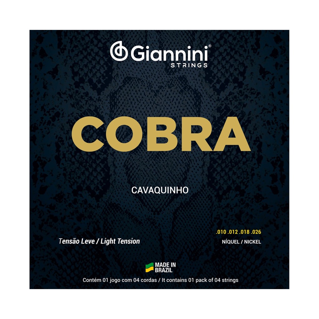 CORDAS CAVAQUINHO LEVE COBRA GIANNINI GESCL