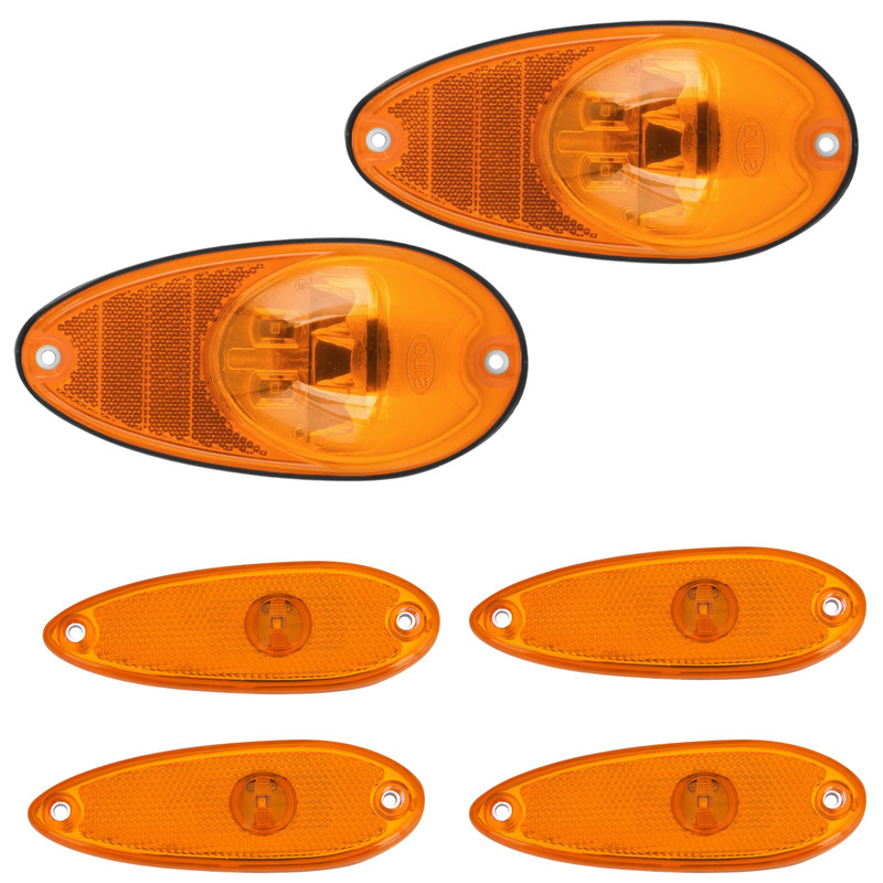KIT LANTERNA LATERAL SETA PISCA ONIBUS MARCOPOLO MASCARELLO NEOBUS AGRALE VOLARE V8 W8 W9