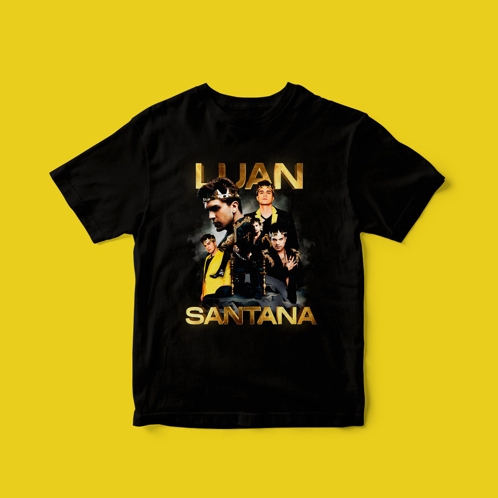 Camiseta Luan Santana T-shirt-CAMISA-UNISSEX-100%ALGODAO