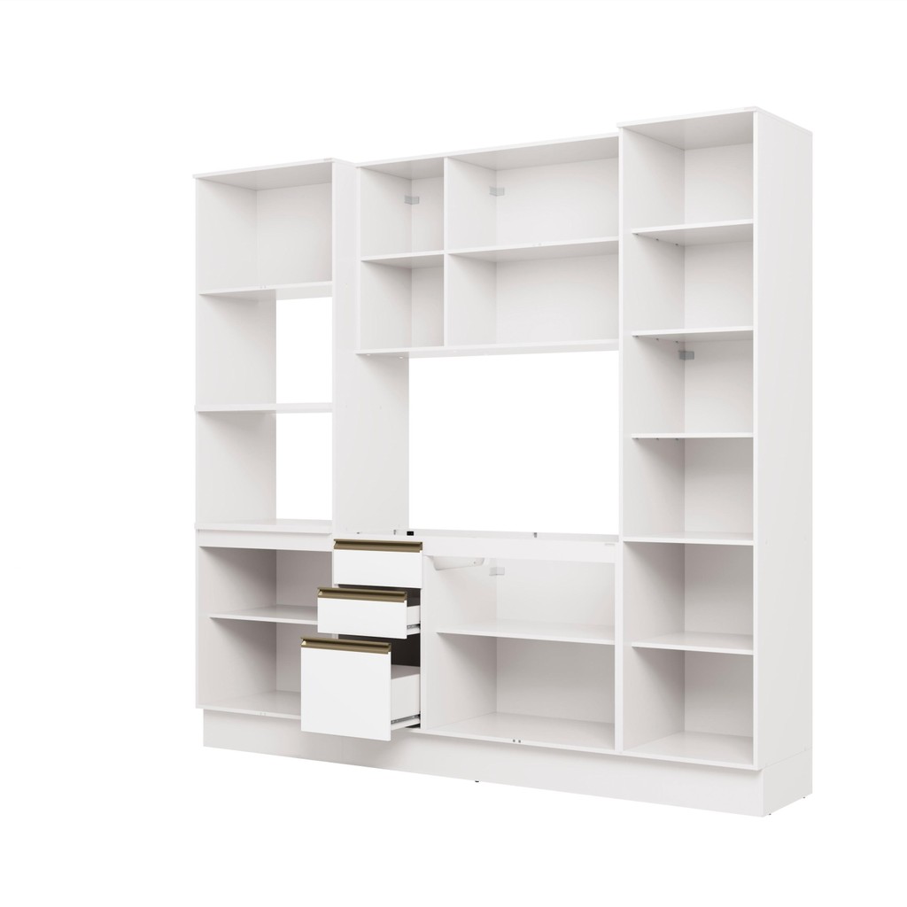 Detalhes do Cozinha Compacta Celeste Kappesberg 100% MDF Branco 240cm