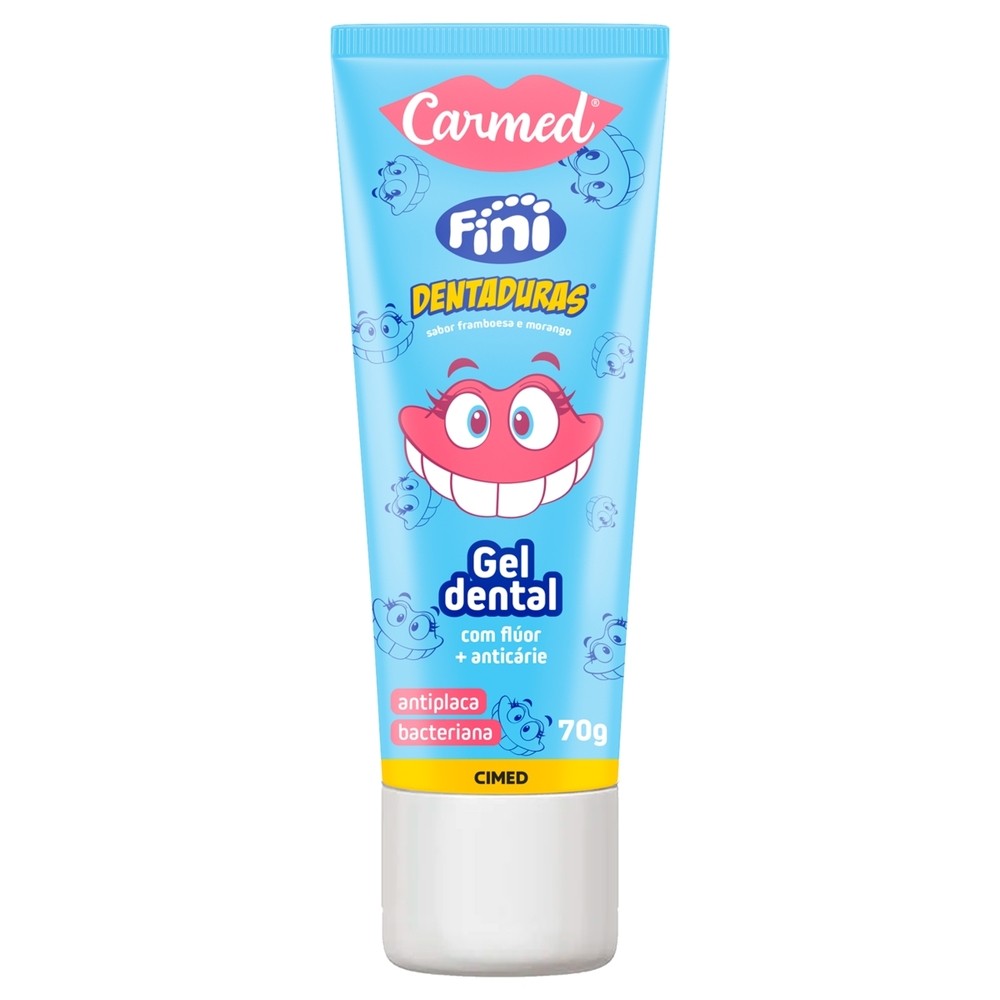 Gel Dental Carmed Fini Dentadura 70G em Oferta na Shopee