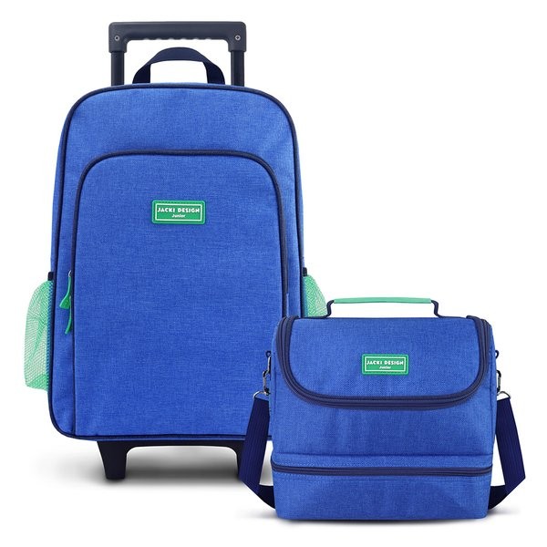 Conjunto Mochila com Rodinhas Junior e Lancheira Térmica - Jacki Design em Oferta na Shopee