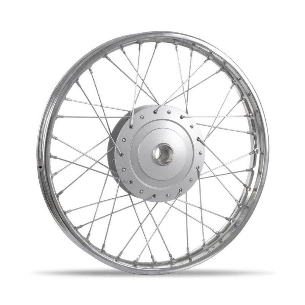 Aro Dianteiro 17 x 140 Montado Cromo Forte Biz 125 1998 Até 2010 Peças Acessórios Para Moto