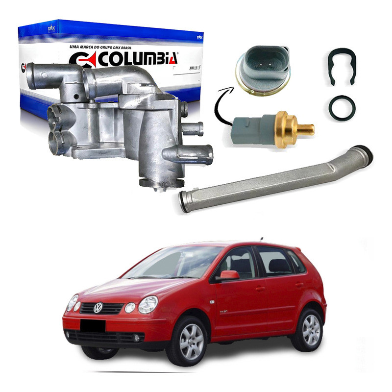 Carcaça Termostática Alumínio Polo 1.6 8v 2002 A 2006