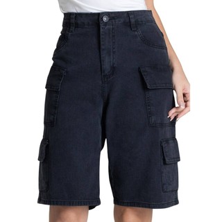 Bermuda Jeans Sawary Cargo - 278366 em Oferta na Shopee