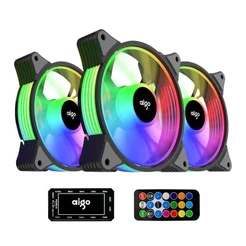 Kit Ventoinha Aigo AR12, 3x120mm, ARGB, AR12 3IN1