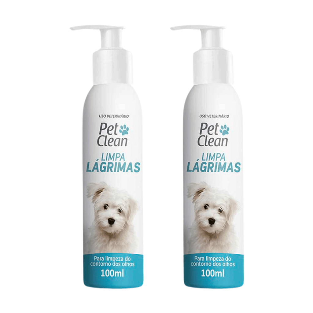 Kit 2 Limpa Lagrimas Pet Clean - 100ml em Oferta na Shopee