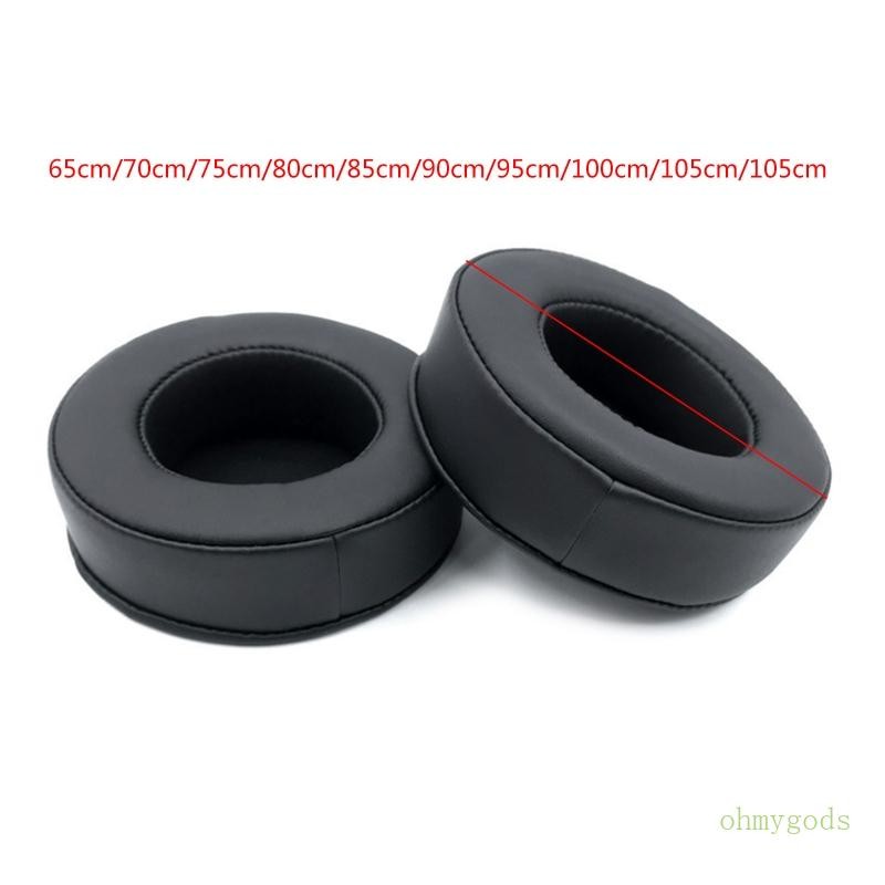 Par Earpads 65mm-110mm Substituição Couro Do Plutônio Almofada Ouvido Espuma Memória Earmuffs Para Fones em Oferta na Shopee