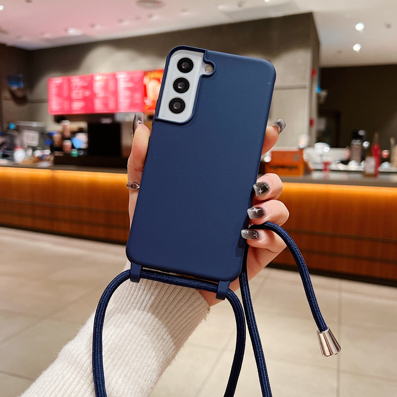 Capa De Silicone Líquido Com Cordão Para Samsung A12 A13 A15 A14 A32 A54 A22 A23 A24 A25 A71 A53 A52 Macia em Oferta na Shopee
