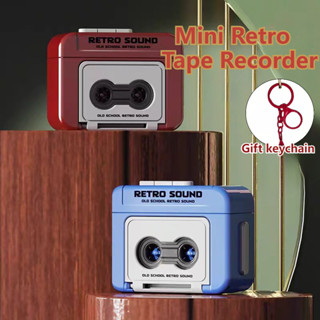 Retro Gravador De Fita Pingente Chaveiro Cassete Jogador Jogar Música Mini Player Fitas Amigos Aniversário em Oferta na Shopee