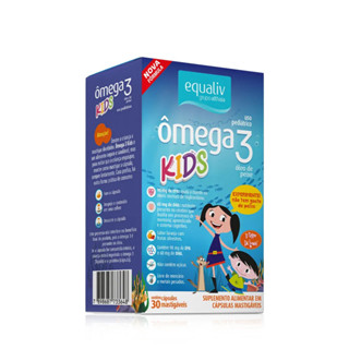 Ômega 3 Pro Kids - 30 Capsulas - Equaliv em Oferta na Shopee
