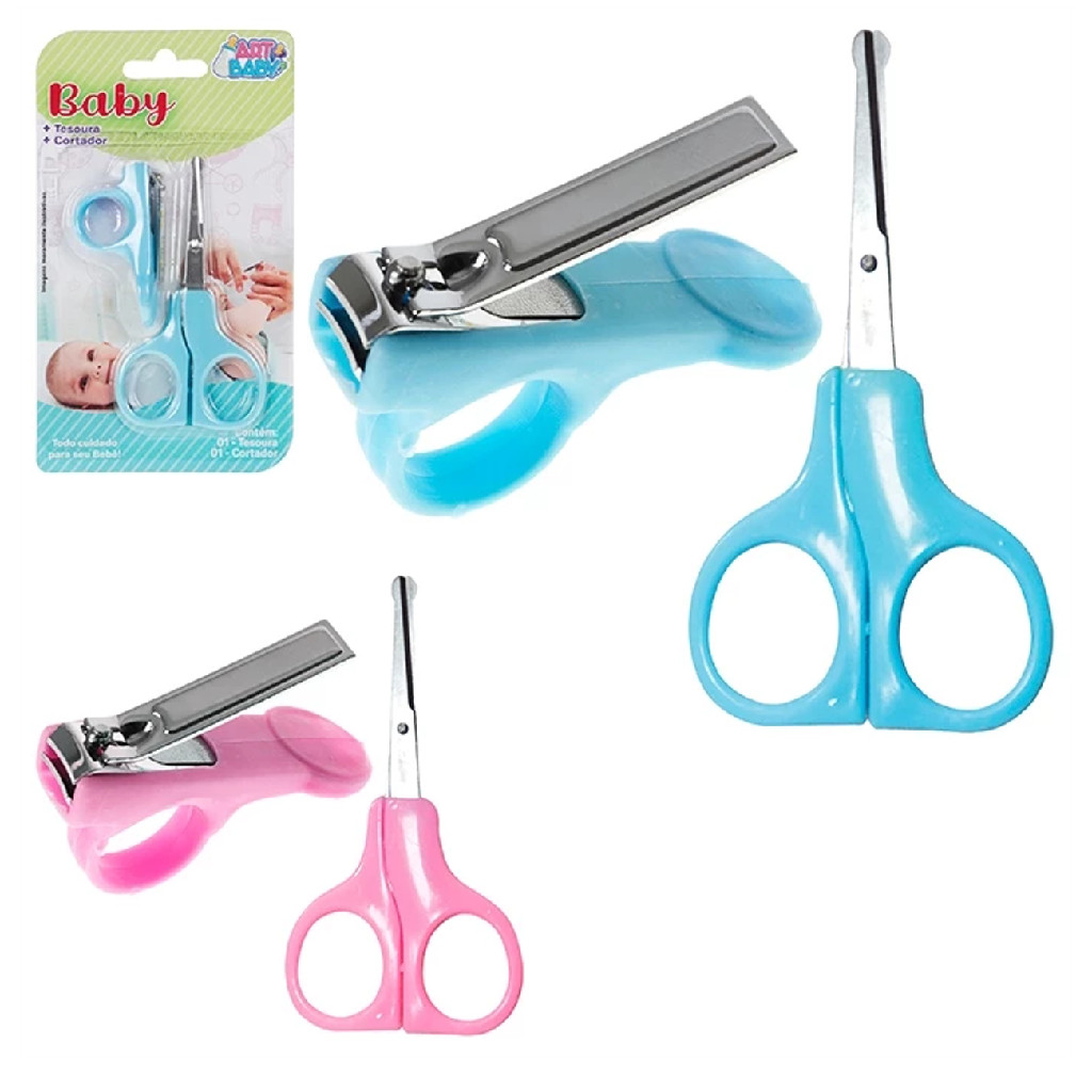 KIT TESOURA E CORTADOR PARA UNHA DO BEBÊ