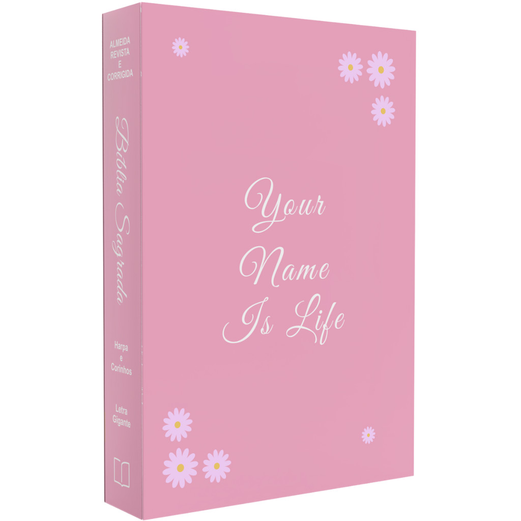 Biblia Feminina | Letra Maior | Harpa & Corinhos | RC | Brochura | Your Name Is Life