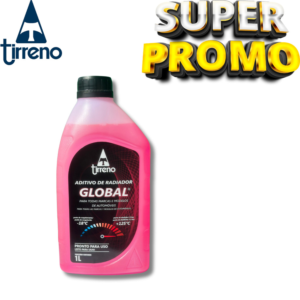 KIT 6 ADITIVO PRONTO PARA USO ORGANICO GLOBAL TIRRENO 1LT (ROSA) — imagem 2 de 2