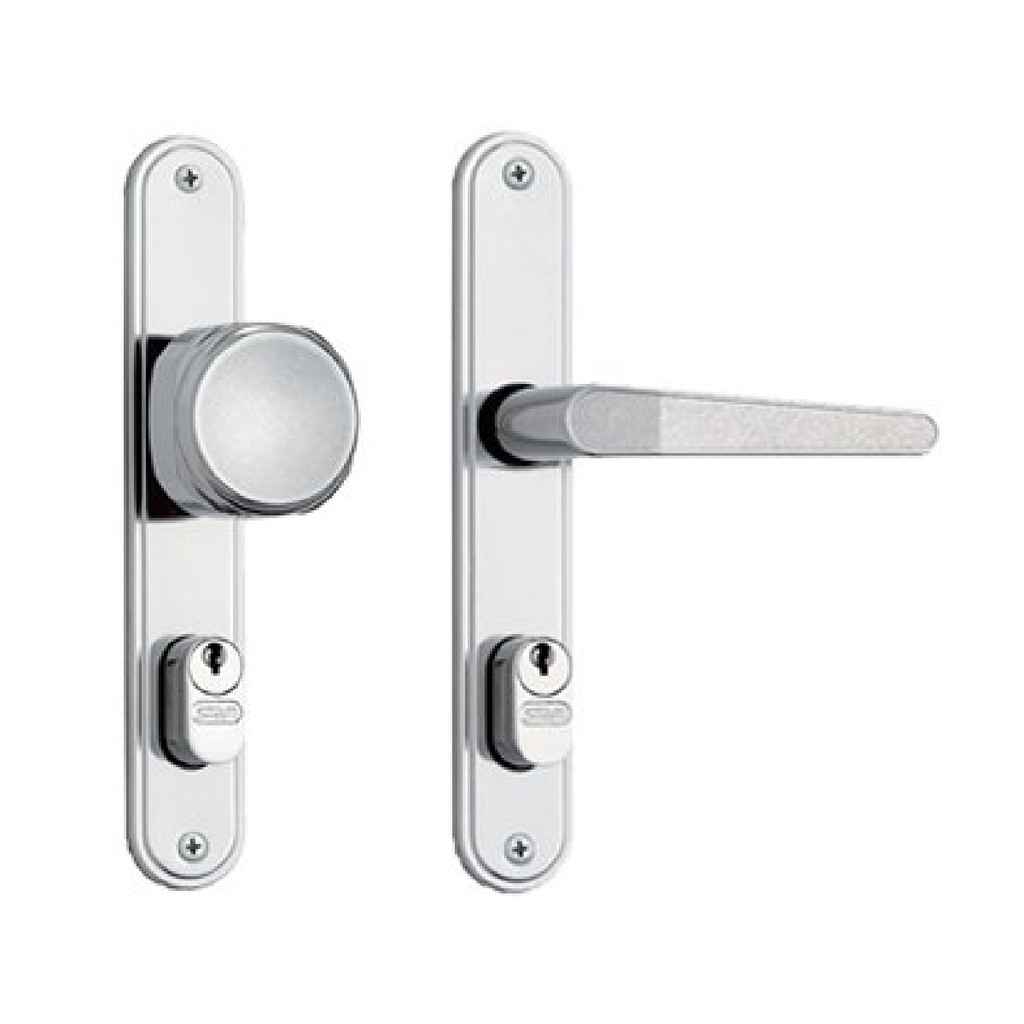 Fechadura Stam para Porta de Ferro em Inox 602/03-02 em Oferta na Shopee