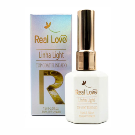 Top Coat Blindado 15ml - Real Love em Oferta na Shopee