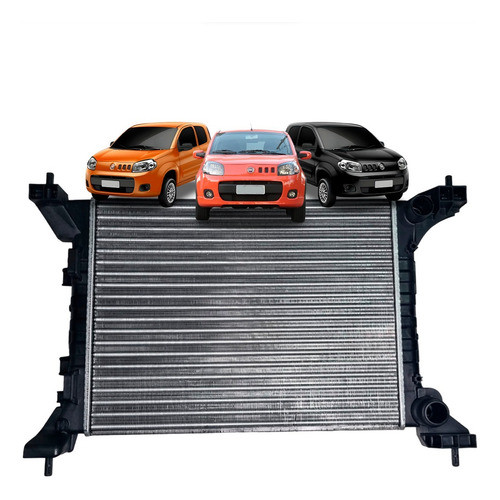 Radiador Uno Vivace 1.0, 1.4 2011 2012 4 Cilindros Mod Denso — oferta na Shopee