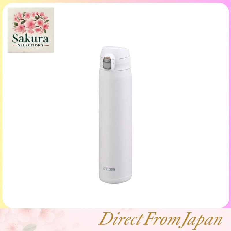 【Dishwasher Safe / Integrated Cap and Seal Model】 TIGER Thermos 880ml One-Push Stainless Steel Bottle with Easy Drinking Design. The lid and seal are integrated, making it easy to clean with only 2 parts. Easy Cap, Vacuum Insulated Mug for Hot and Cold Re