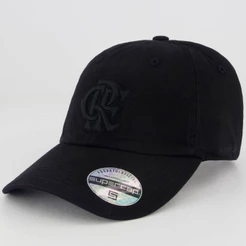 Boné Flamengo Zico 6 Gomos Preto