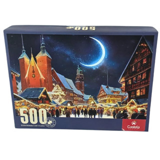 Quebra Cabeca Noite De Inverno Na Rua 500 Peças - Castela em Oferta na Shopee