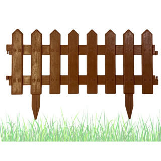 Cerquinhas Para Jardim De Plástico Marrom Kit 6 Faz 3,30 mts em Oferta na Shopee