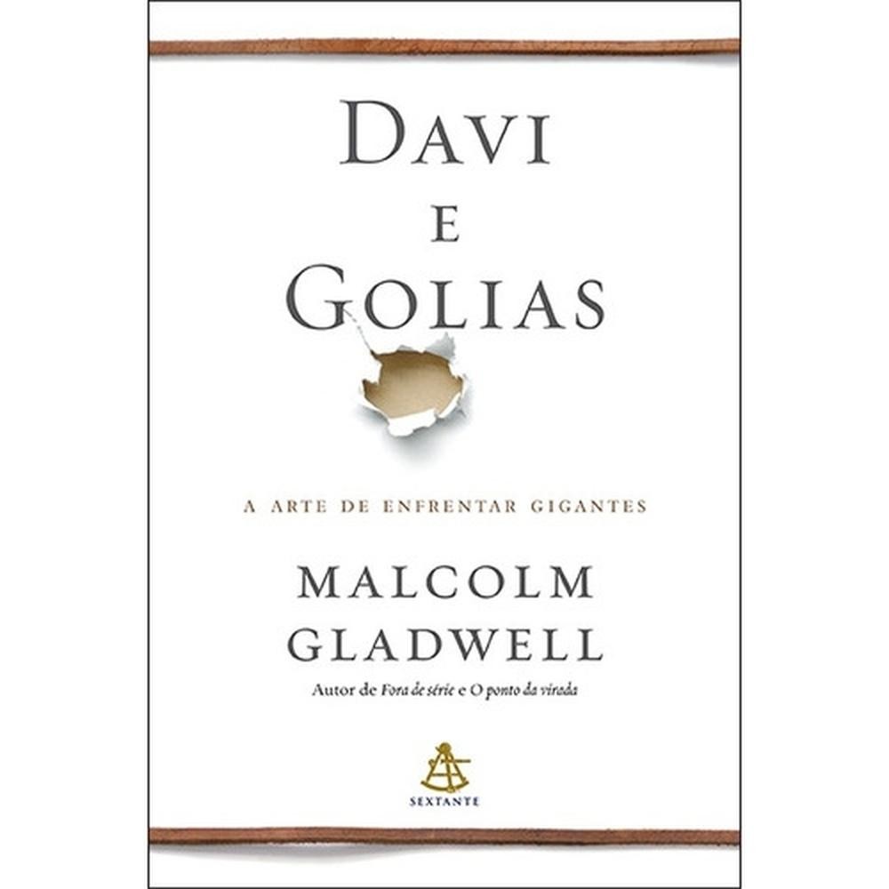 Livro  Davi e Golias por MALCOLM GLADWELL Editora GRUPO SEXTANTE por MALCOLM GLADWELL