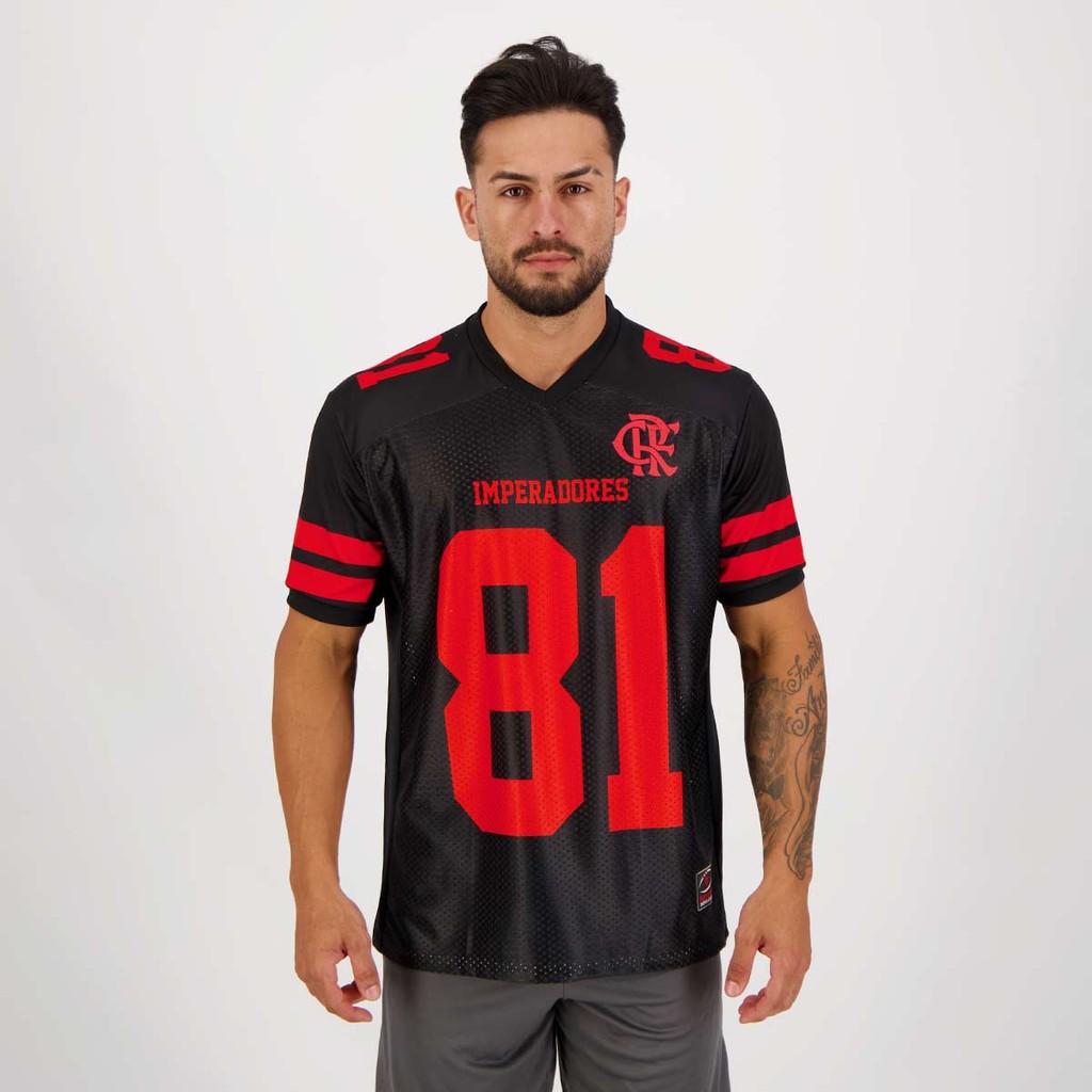 Camisa Flamengo Kicker Preta em Oferta na Shopee