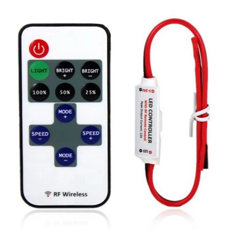 Controlador Led Controle Wireless strobo Olho De Gato, Barra Led 12v